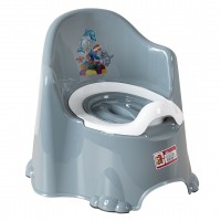 Детский пластиковый горшок "Dunya Plastik" Комфорт цвет: серый (1111)