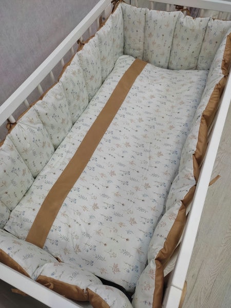 Детский комплект постельного белья для прямоугольной кровати "Летняя история" цвет: голубой (6111/1)