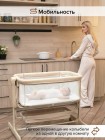 Детская приставная люлька-колыбель PITUSO Flora beige  (OD-B12-Beige)