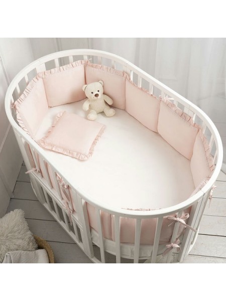 Бортики в детскую кроватку " Lovely Dream  Perina цвет: розовый (ЛД1/4-04.7)