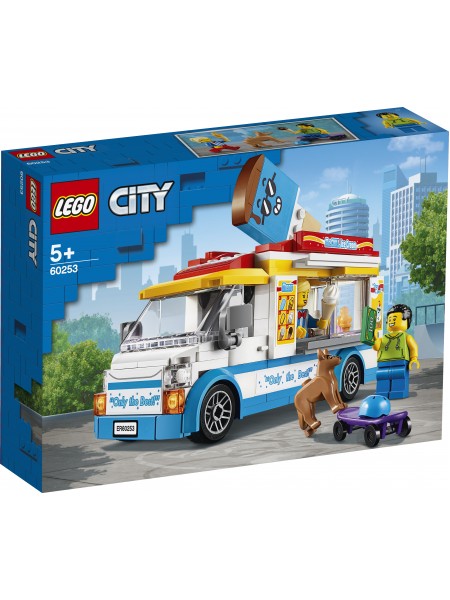 Детский конструктор LEGO CITY Great Vehicles / ЛЕГО Город  «Грузовик мороженщика» 60253