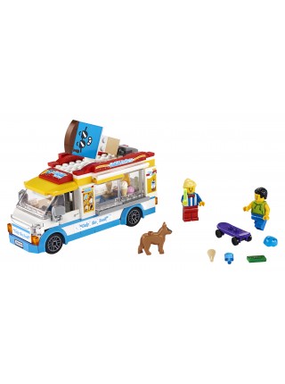 Детский конструктор LEGO CITY Great Vehicles / ЛЕГО Город  «Грузовик мороженщика» 60253