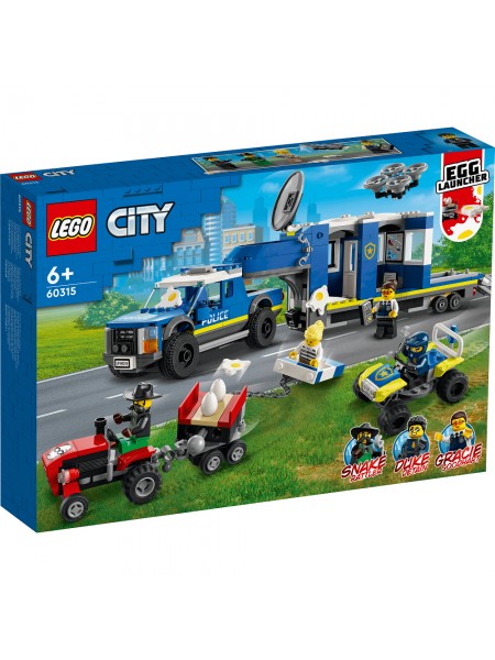 Детский конструктор LEGO CITY / ЛЕГО Полицейский мобильный командный трейлер 60315