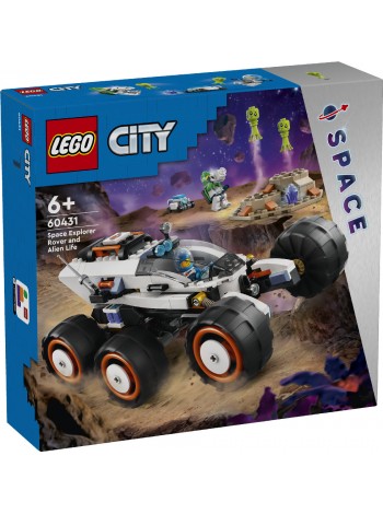 Детский конструктор Lego City \ Лего Сити "Космический исследовательский вездеход и инопланетная жизнь" 60431