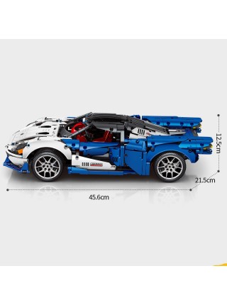 Конструктор Sembo Техника "Машина Спорткар Nissan GT-R" 2671 детали (701037)