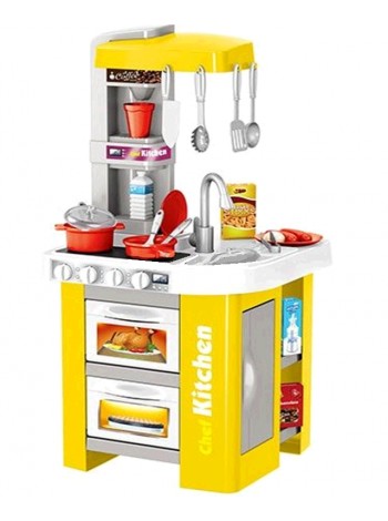 Детский игровой набор " Кухня "со световыми и звуковыми эффектами + вода из крана (922-49A)