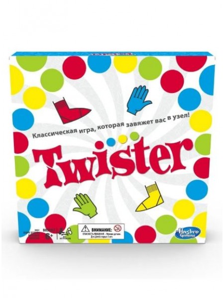 Детская напольная игра " Твистер " обновленная версия 2012 Hasbro Хасбро 98831