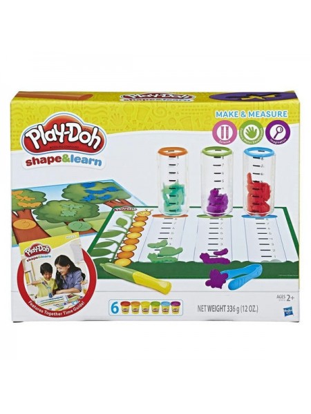 Детский игровой набор с пластилином "Лепи и измеряй" Play Doh (B9016)
