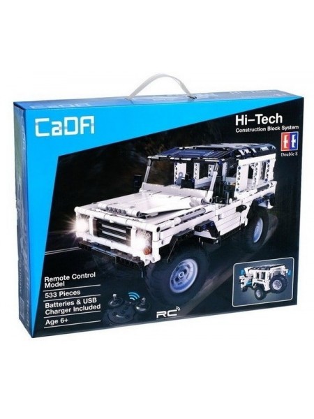 Детский игровой набор конструктор " Land Rover" на радиоуправлении 533 детали CADA C51004W