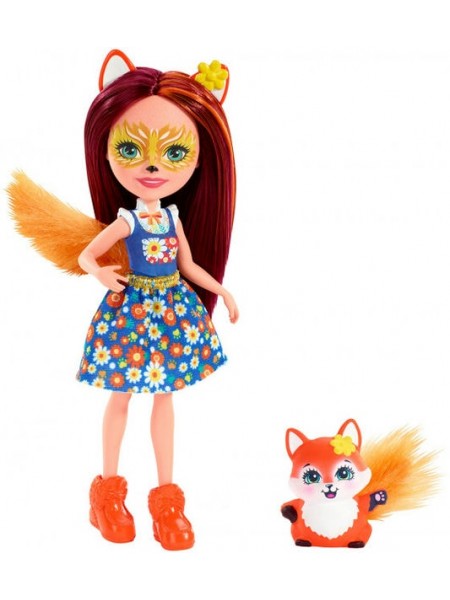 Кукла Enchantimals Лиса Фелисити с питомцем  " Mattel \ Маттел (FXM71)