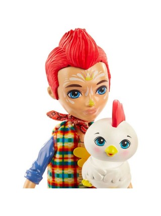 Кукла Enchantimals Редвард Рустер с питомцем  " Mattel \ Маттел (GJX39)