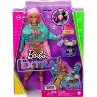 Детская кукла Barbie Extra \ Барби "Экстра " с розовыми косичками Mattel \ Маттел GXF09