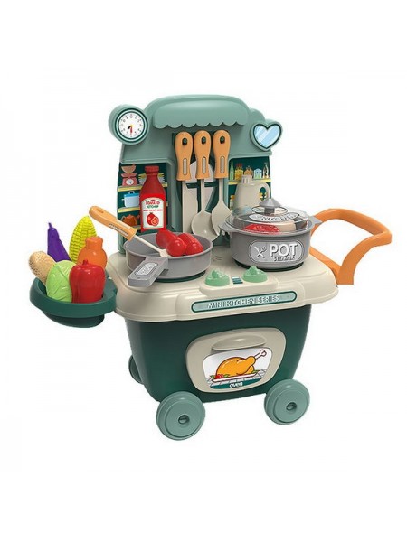 Детский игровой набор Кухня "Taste Kitchen" на колесиках,26 элементов (HW21020621)