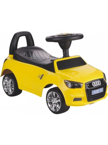 Детская машинка- толкачик (каталка) Audi JY-Z01A цвет: желтый