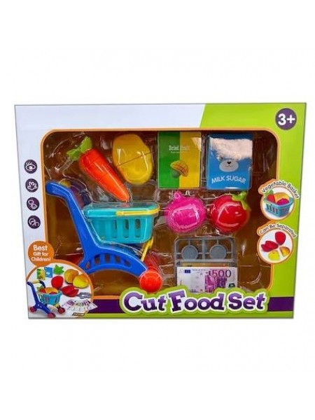 Игровой набор «Супермаркет» тележка с продуктам (LT8801-8B)