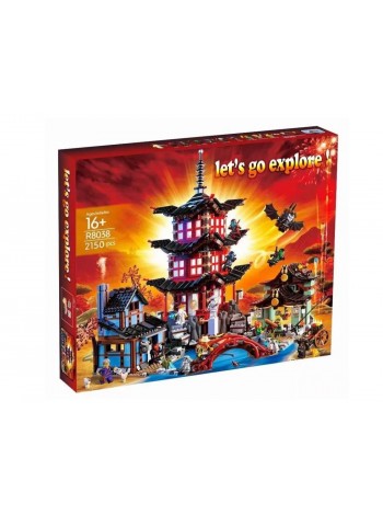 Конструктор Lepin Ниндзяго Храм Аэроджитцу 2150дет. (R8038)