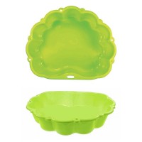 Песочница с крышкой ОБЛАЧКО PARADISO TOYS цвет:зеленый T00762