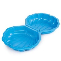 Песочница с крышкой РАКУШКА BIBA TOYS цвет: голубой TO 0752