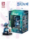 Ститч. Игрушка-фигурка модель «Стич" с кофе (15867_YM)