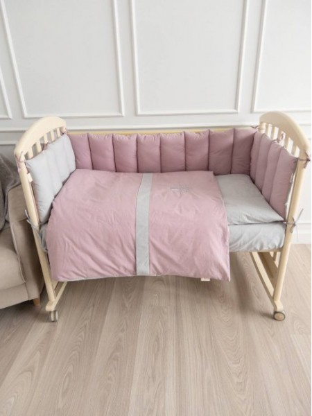 Детский комплект постельного белья"Organic Baby Cotton" для стандартной кроватки цвет: розовый (6115/2)