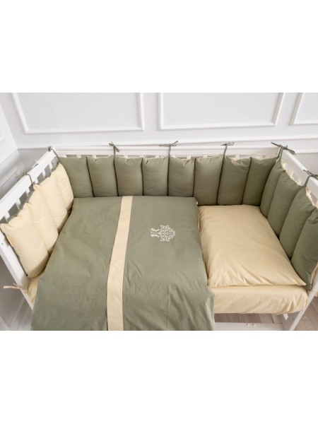 Детский комплект постельного белья"Organic Baby Cotton" для стандартной кроватки цвет: зеленый (6115/3)