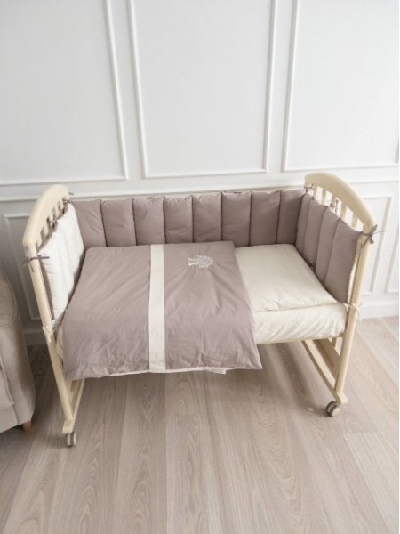 Детский комплект постельного белья"Organic Baby Cotton" для стандартной кроватки цвет: бежевый (6115/4)