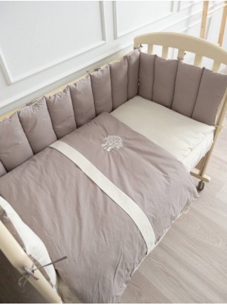 Детский комплект постельного белья"Organic Baby Cotton" для стандартной кроватки цвет: бежевый (6115/4)