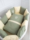 Детский универсальный комплект постельного белья "Organic Baby Cotton" цвет: зеленый (6116/3)