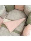 Детский универсальный комплект постельного белья "Garden" цвет: серо-розовый(6119/2)