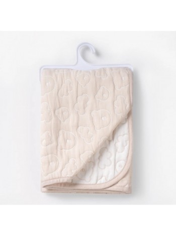 Детский хлопковый плед Perina SOFT COTTON  110*80 цвет: бежевый  ПЛ-02.4