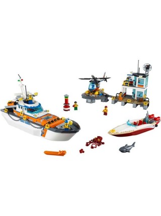 Детский конструктор Lego City \ Лего Сити " Штаб береговой охраны  " 60167