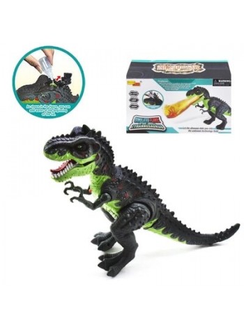 Детская интерактивная игрушка" Динозавр" с рычанием и светящимися глазами + пар (6835)