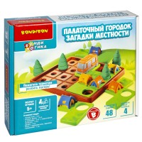 Настольная логическая игра-головоломка 4+ "Палаточный горородок. Загадки местности" Bondibon (ВВ5077)