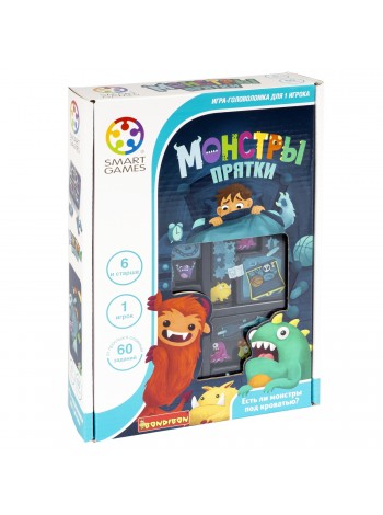 Настольная логическая игра-головоломка 6+ "Монстры прятки" Bondibon (ВВ5266)