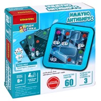 Настольная логическая игра-головоломка 6+ "ИММУНО.АНТИВИРУС" Bondibon (ВВ5769)