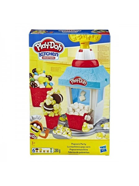 Детский игровой набор пластилина " Попкорн-вечеринка" Hasbro / Хасбро Play-Doh Плэй-До E5110