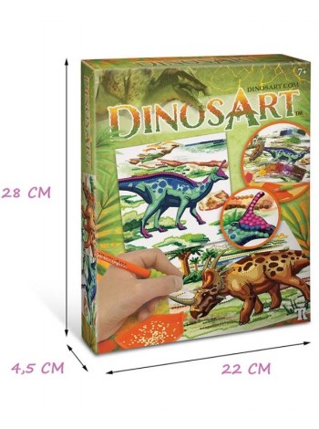 Картина по номерам из страз DinosArt Серия Dino 15051_NSDA