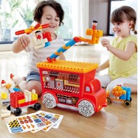 Конструктор HAPE "Креатив" Пожарно-спасательная машина 761821_HP