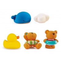 Набор игрушек для купания HAPE "Пловец Тедди и его друзья" (E0201_HP)