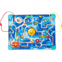 Детская развивающая игрушка HAPE Головоломка "Умняша" 2в1, Космический Лабиринт и танграм (E0524_HP)