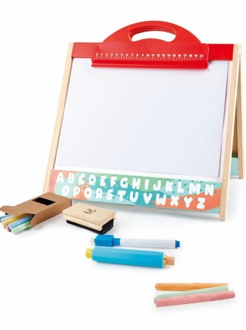 Двухсторонний "Игровой мольберт" доска для рисования HAPE (E1062_HP)