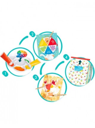 Игровой набор HAPE "Юный Пикассо" Микс цветов (E1069_HP)