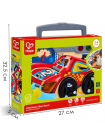 Игрушка бизиборд HAPE  "Цвета и формы" Маленький гонщик (E1120_HP)