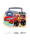 Игрушка бизиборд HAPE  "Цвета и формы" Маленький гонщик (E1120_HP)