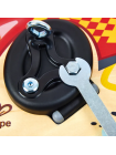 Игрушка бизиборд HAPE  "Цвета и формы" Маленький гонщик (E1120_HP)