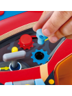 Игрушка бизиборд HAPE  "Цвета и формы" Маленький гонщик (E1120_HP)