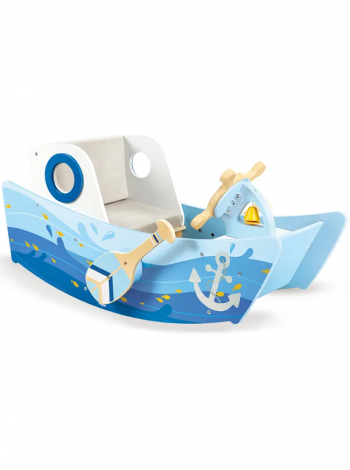 Детская качалка лодка HAPE, "Открытое море" (E1214_HP)