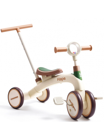 Детский беговел-велосипед 3в1 HAPE "Step-by-Step" цвет: бежевый (E1225_HP)