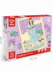 Пазл для детей Hape "Умняша" Портрет Меды (в деревянной раме) (E1465_HP)