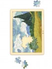 Пазл для детей Hape "Умняша" Кипарисы Ван Гога (в деревянной раме) (E1470_HP)